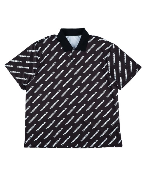 TANGRAM ポロシャツ ONE SNAP BIG SILHOUETTE POLO -TILT LOGO