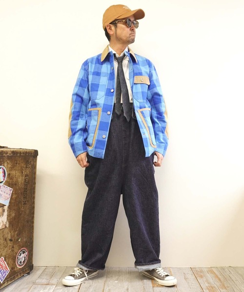 大人気新作 BROOKLYN OVERALL ブルゾン アウター ブロックチェック ジャケット・アウター