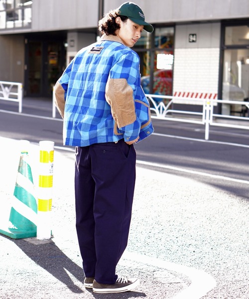 BROOKLYN OVERALL ブルゾン アウター ブロックチェック