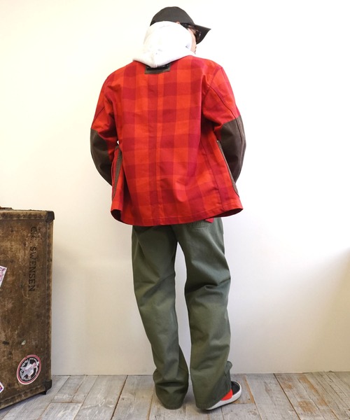 BROOKLYN OVERALL ブルゾン アウター ブロックチェック