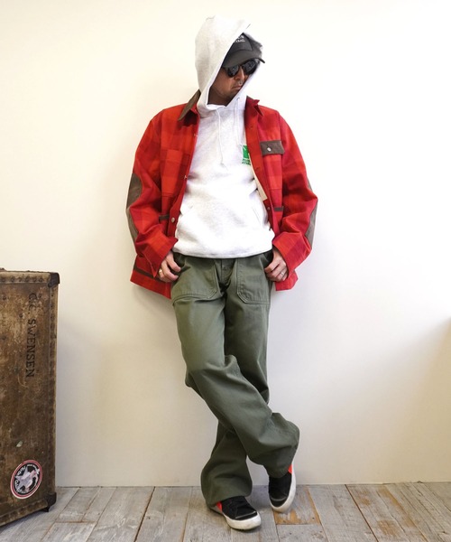 BROOKLYN OVERALL ブルゾン アウター ブロックチェック