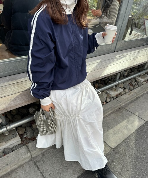 FOREVER21 スカート 「2024SS」シャーリングロングスカート