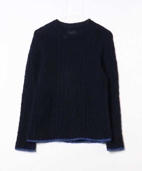 08sircus」 長袖ニット 46 ネイビー レディース : 80440469 : ZOZOTOWN 
