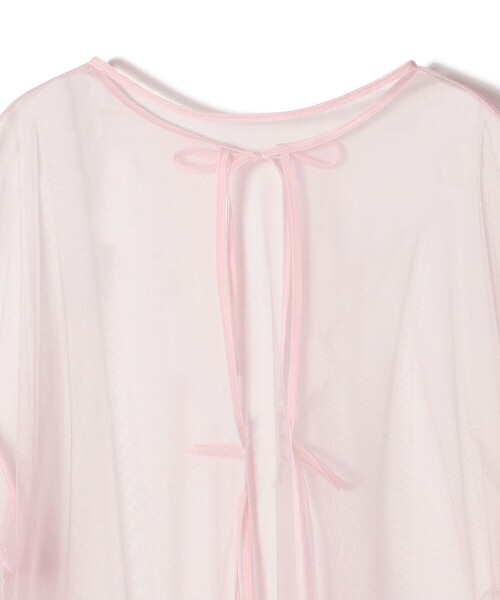 SHIPS for women / シップスウィメン 〈手洗い可能〉ソフト チュール 袖 ボリューム 2WAY ブラウス◇ SHIPS｜<手洗い可能>ソフト チュール 袖 ボリューム 2WAY