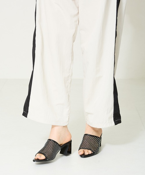 【23/24AW☆ラインストーンで足元を華やかに】 CHANEL サンダル NICAL サンダル 「NICAL」ラインストーンチュールサンダル/44203