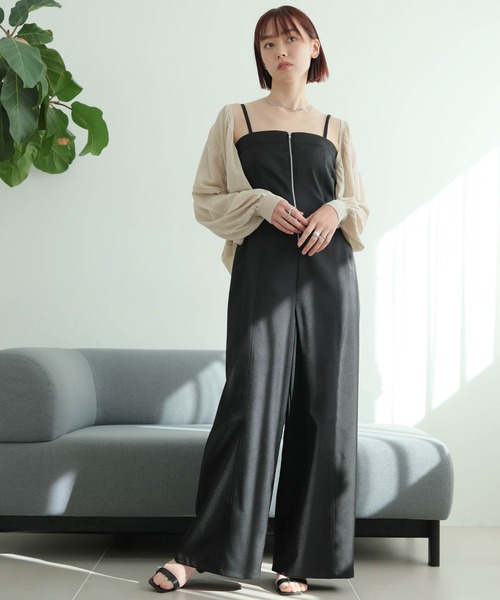 カーディガン シャーリングシアーニットカーディガン レディース LADYMADE カーディガン シャーリングシアーニットカーディガン