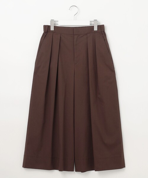 自由区 グレーガウチョ カタログ掲載・洗える】タックガウチョ パンツ / 自由区