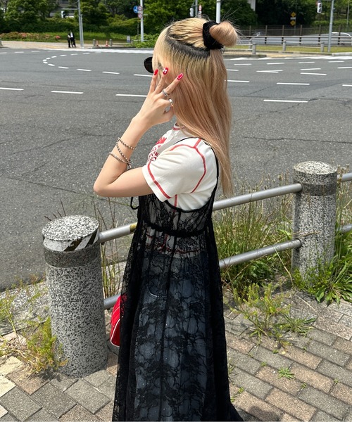 sedacle girl（セダクルガール） ワンピース 夏 アシメデザインレース