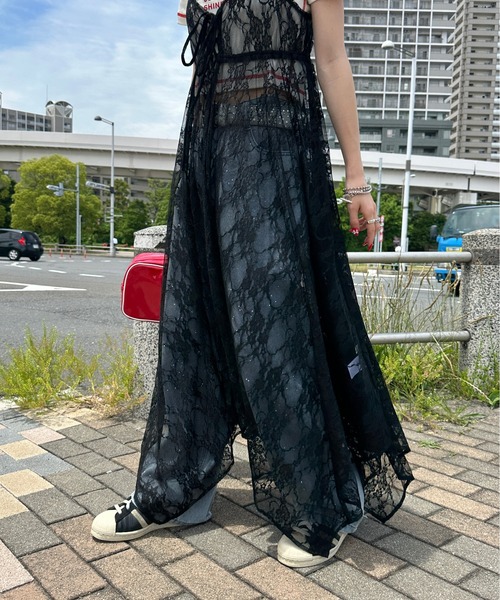 sedacle girl（セダクルガール） ワンピース 夏 アシメデザインレース