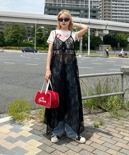 sedacle girl（セダクルガール） ワンピース 夏 アシメデザインレース