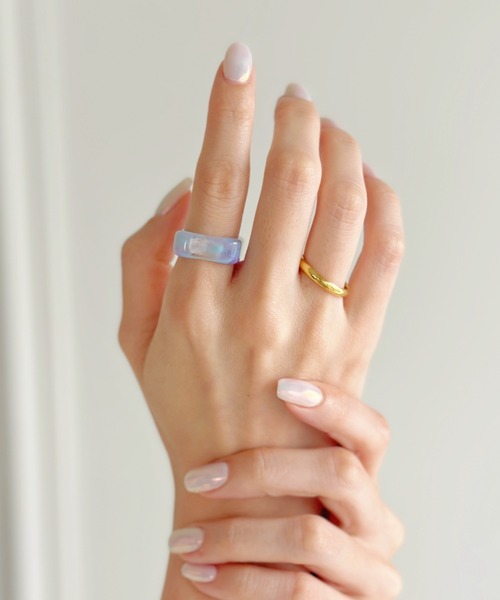 Silver925 3 Layerd Wavy Ring MERV -メルブ- | Ops.(オプス