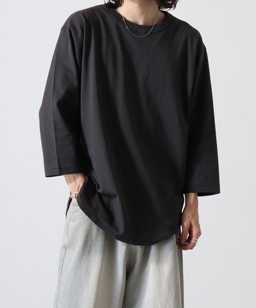 CROSS & STITCH tシャツ ＆ 6.2オンス オープンエンド 3/4