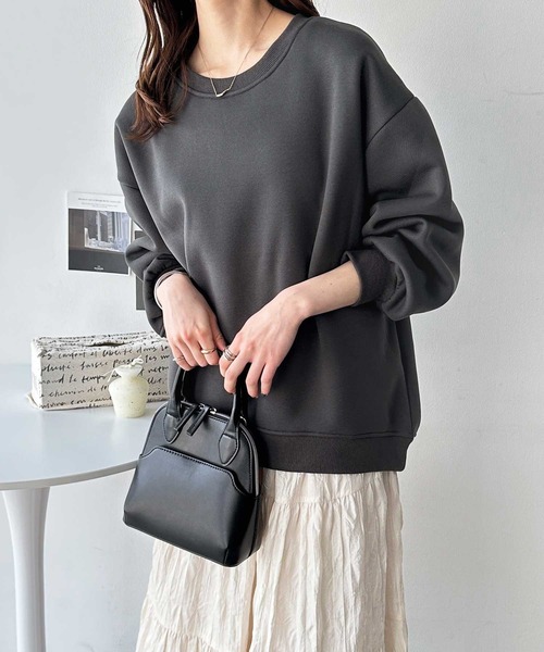 GeeRA（ジーラ） トレーナー スウェット バック刺繍ロゴボリューム