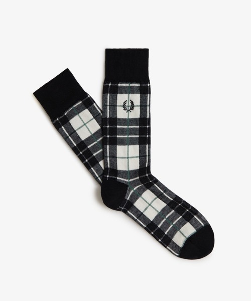 FRED PERRY 靴下 Tartan Socks／タータンチェックソックス
