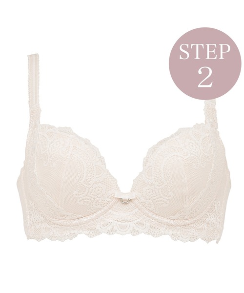 BRADELIS New York ベル Step2アイボリー ブラジャー BRADELIS NewYork ブラジャー ベルステップ2ブラ23A1 ブラデリス