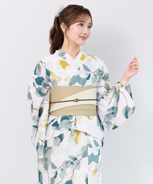 SOUBIEN  ワンピース　浴衣　セパレート　3点セット SOUBIEN 浴衣 2wayセパレート浴衣3点セット （上着＋ワンピース