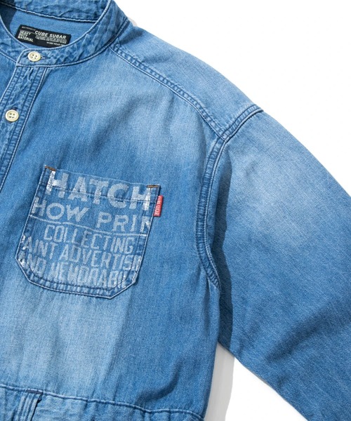 CUBE SUGAR（キューブシュガー） ワンピース 6.5oz デニムxヒッコリー