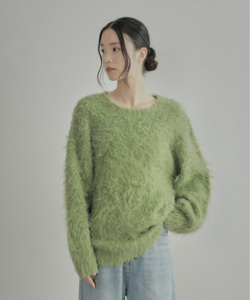 Olu.（オルドット） ニット セーター ミックスシャギーニットプル