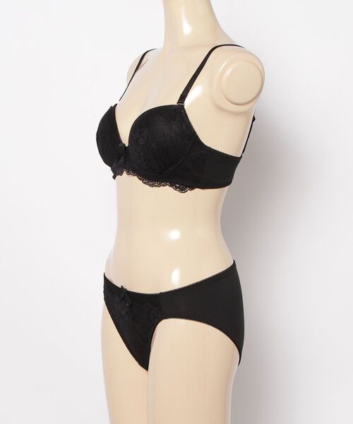 Dolce Fiora ブラジャー ショーツセット フラワーレースブラ