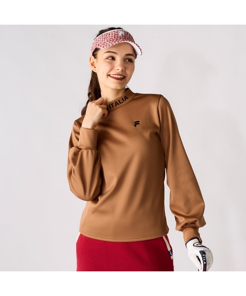 FILAゴルフ　レディースウェア 楽天市場】FILA GOLF フィラゴルフ 半袖 モックネックシャツ