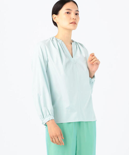 BALLSEY」 長袖ブラウス 36 グリーン レディース : 87102469 