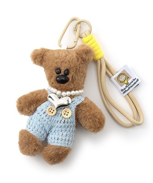サングラス付きクマのぬいぐるみストラップ i-s_9876060