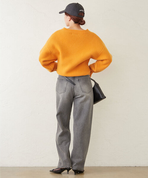 【新品未使用】GALLARDAGALANTE 　デニムパンツ　サイズ0 GALLARDAGALANTE 「GALLARDAGALANTE」 デニムパンツ 0 グレー