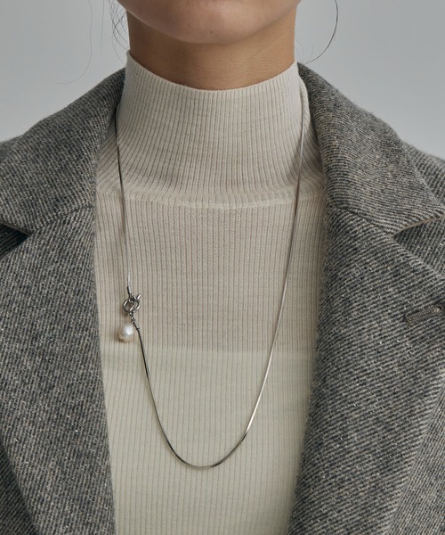 LOHME ネックレス LOHME ネックレス 「LOHME/ローム」Pearl Snake Chain Necklace