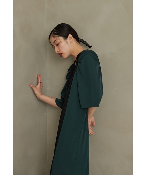 niana（ニアナ） ドレス スイッチカラードレス キーホールネック