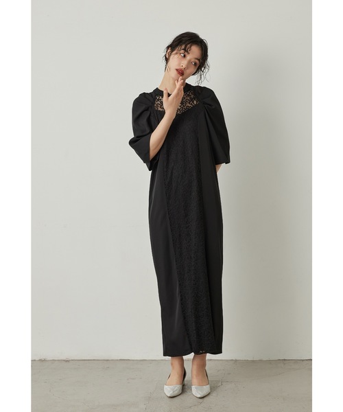 niana（ニアナ） ドレス スイッチカラードレス キーホールネック