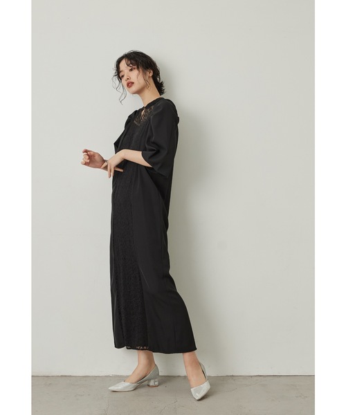 niana（ニアナ） ドレス スイッチカラードレス キーホールネック