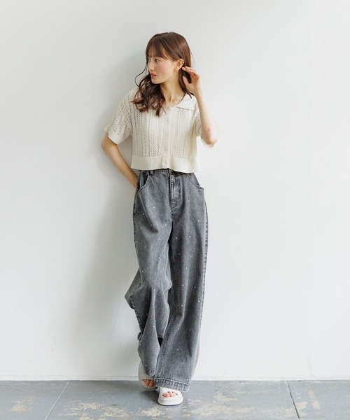 GLOBAL WORK（グローバルワーク） パンツ 大人見えアソートデニム/AND