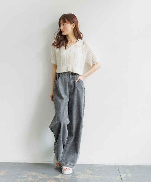 GLOBAL WORK（グローバルワーク） パンツ 大人見えアソートデニム/AND