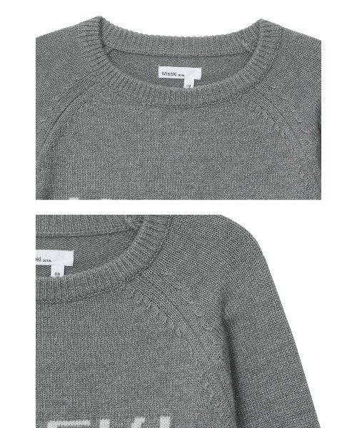 Miseki SEOUL ニット セーター Misekiseoul logo knit