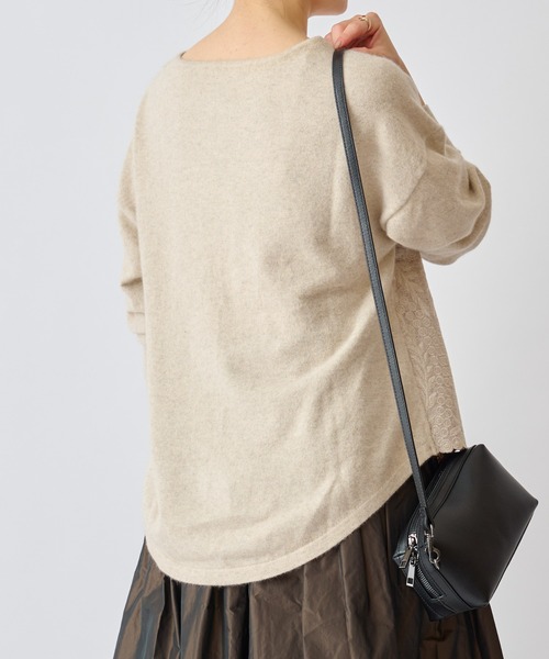 「BEARDSLEY」 長袖ニット FREE ベージュ レディース BEARDSLEY 「BEARDSLEY」 長袖ニット FREE ベージュ レディース