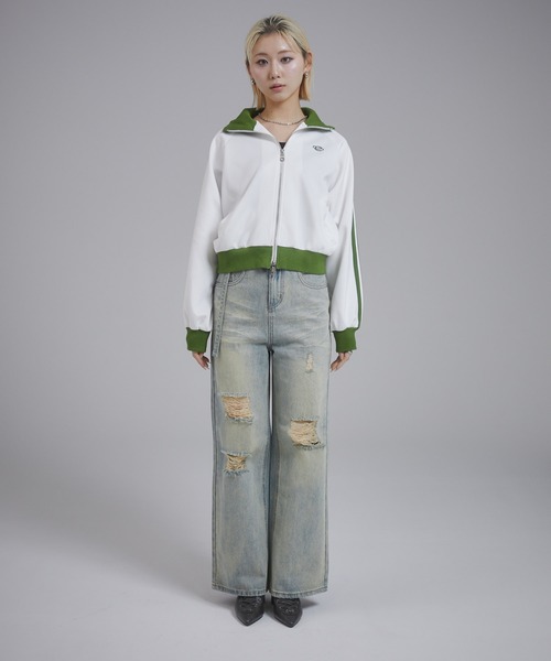 【美品】 FR2 ジャージ トラックジャケット ワンポイント レディースにも♪ 美品】 FR2 ジャージ トラックジャケット ワンポイント