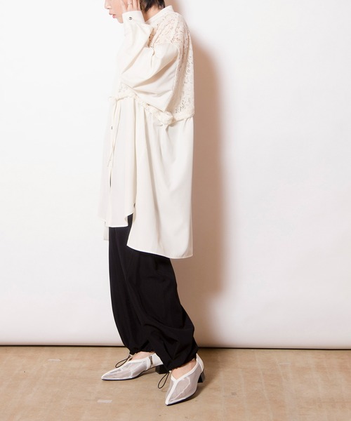 値下げ！□オズモーシス　サイドレースブラウス OSMOSIS｜サイドレースブラウス | Rakuten Fashion(楽天