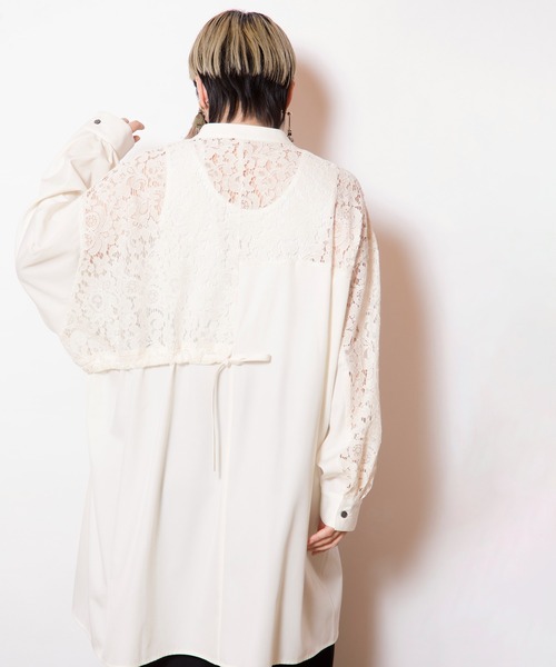 値下げ！□オズモーシス　サイドレースブラウス OSMOSIS｜サイドレースブラウス | Rakuten Fashion(楽天