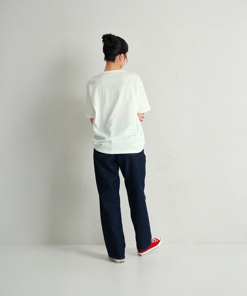 tシャツ 「WEB限定」ワッペンロゴ半袖Ｔシャツ（大人用） レディース メンズ MIKI HOUSE tシャツ 「WEB限定」ワッペンロゴ半袖Tシャツ（大人