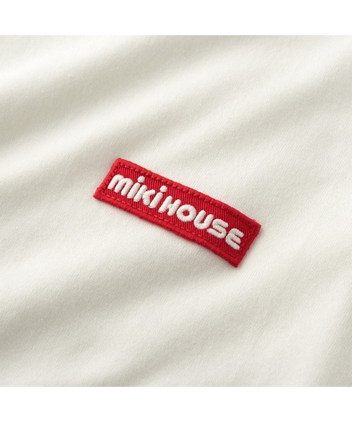 MIKI HOUSE tシャツ 「WEB限定」ワッペンロゴ半袖Tシャツ（大人