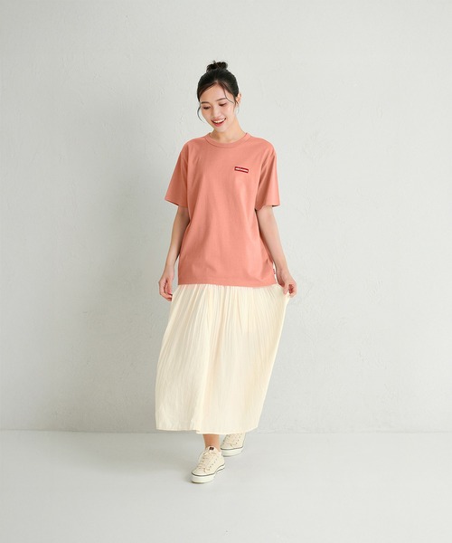 MIKI HOUSE（ミキハウス） tシャツ 半袖 「WEB限定」ワッペンロゴ半袖