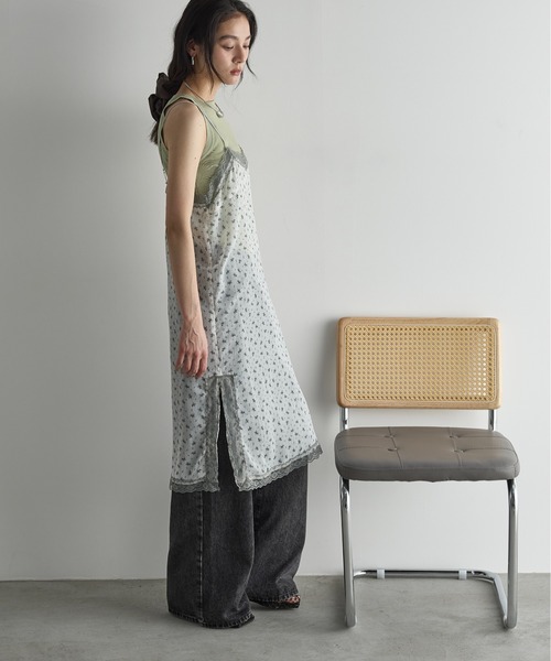 MAISON SPECIAL フラワービーズキャミチュニック MAISON SPECIAL（メゾンスペシャル）の「Flower Beads Camisole Tunic