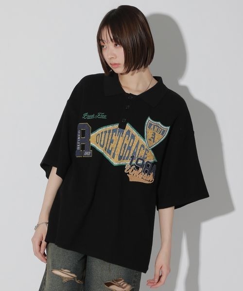 tシャツ 「UNISEX」ミニウラケポロプルオーバー レディース メンズ