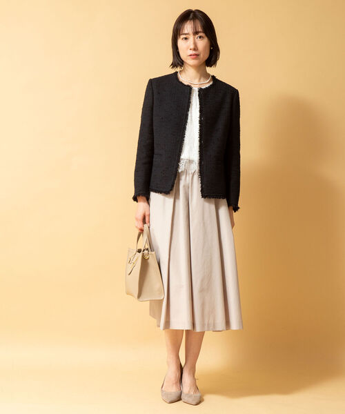 NOLLEY'S（ノーリーズ） ツイードジャケット 36 ダークネイビー