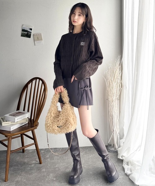 mily bilet ハンドバッグ 「mily bilet」ふわふわ感と高級感で、季節の
