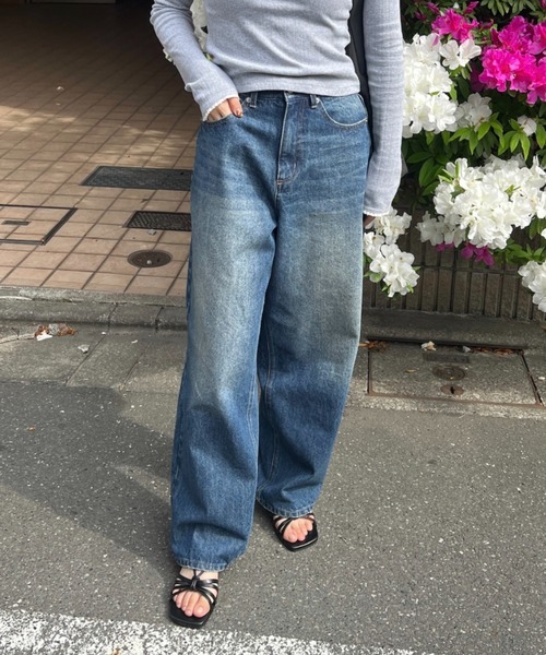 poyon2860出品。 FOXRUN（フォックスラン） パンツ ロゴ刺繍ナイロンワイドパンツ