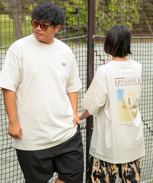 tシャツ STAR WARS (スターウォーズ) ピグメント風 バック