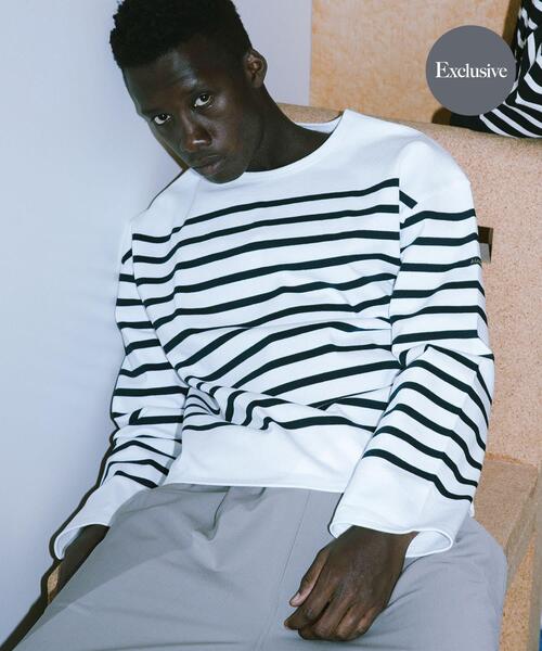 新品 Le minor MARINIERE BATEAU ボートネックTシャツ ROPÉ(ロペ) / 【J'aDoRe・店舗限定】【Le minor（ルミノア）】別注