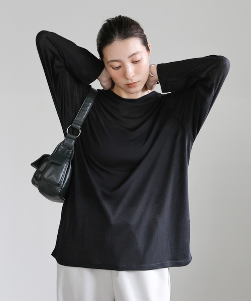 select MOCA（セレクトモカ） tシャツ シアーラグランロングスリーブT