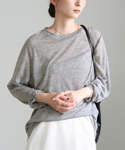 select MOCA（セレクトモカ） tシャツ シアーラグランロングスリーブT